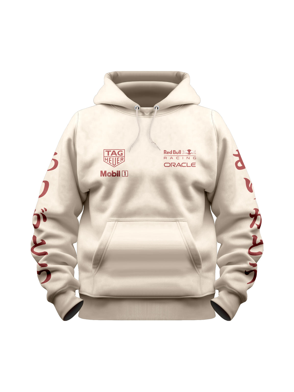 Moletom Canguru Red Bull Turquia 2021 Off White 25"