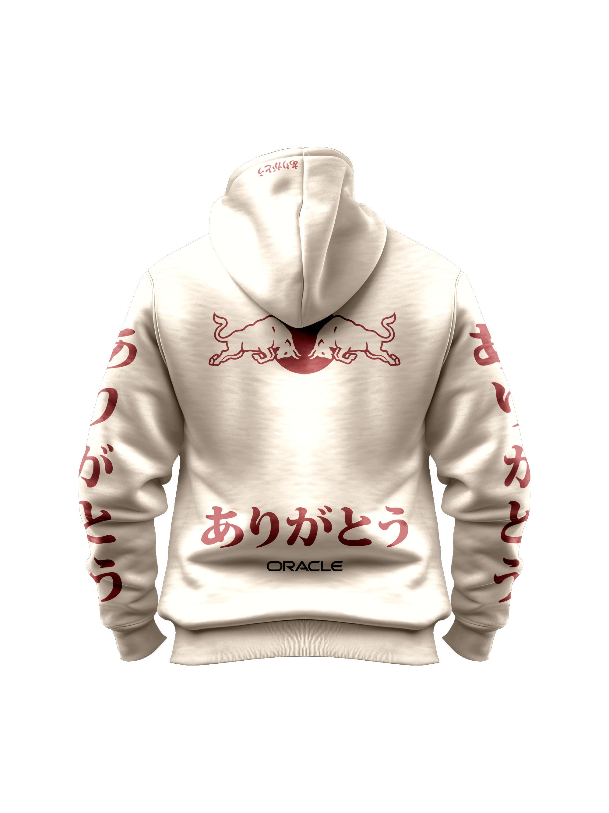 Moletom Canguru Red Bull Turquia 2021 Off White 25"