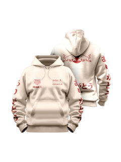 Moletom Canguru Red Bull Turquia 2021 Off White 25"