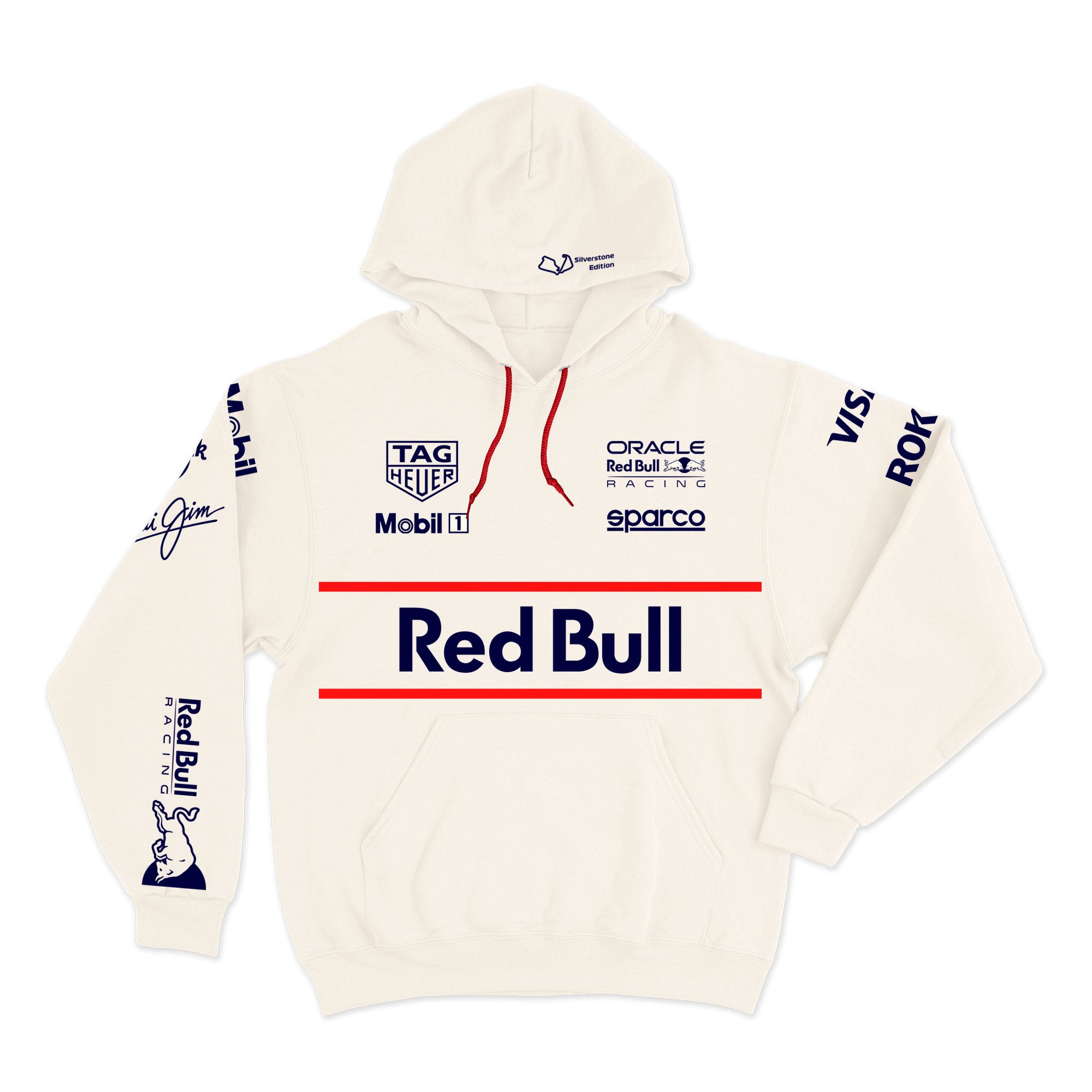 Moletom Canguru Silverstone Edition Red Bull Off White 2025