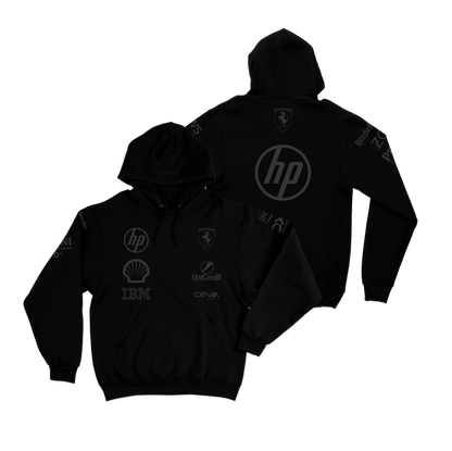 Moletom Ferrari Equipe All Black 2025 Preto