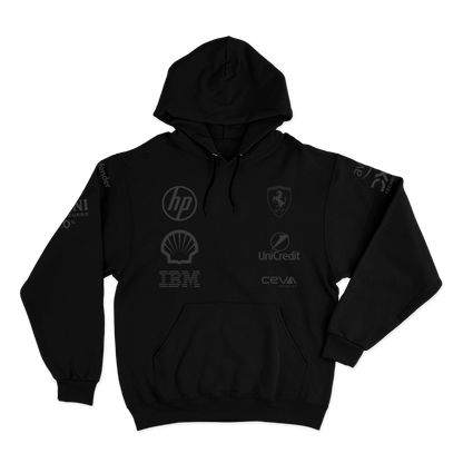Moletom Ferrari Equipe All Black 2025 Preto