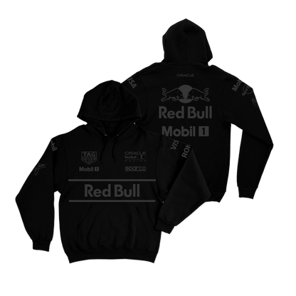 Moletom Redbull Equipe All Black 2025 Preto