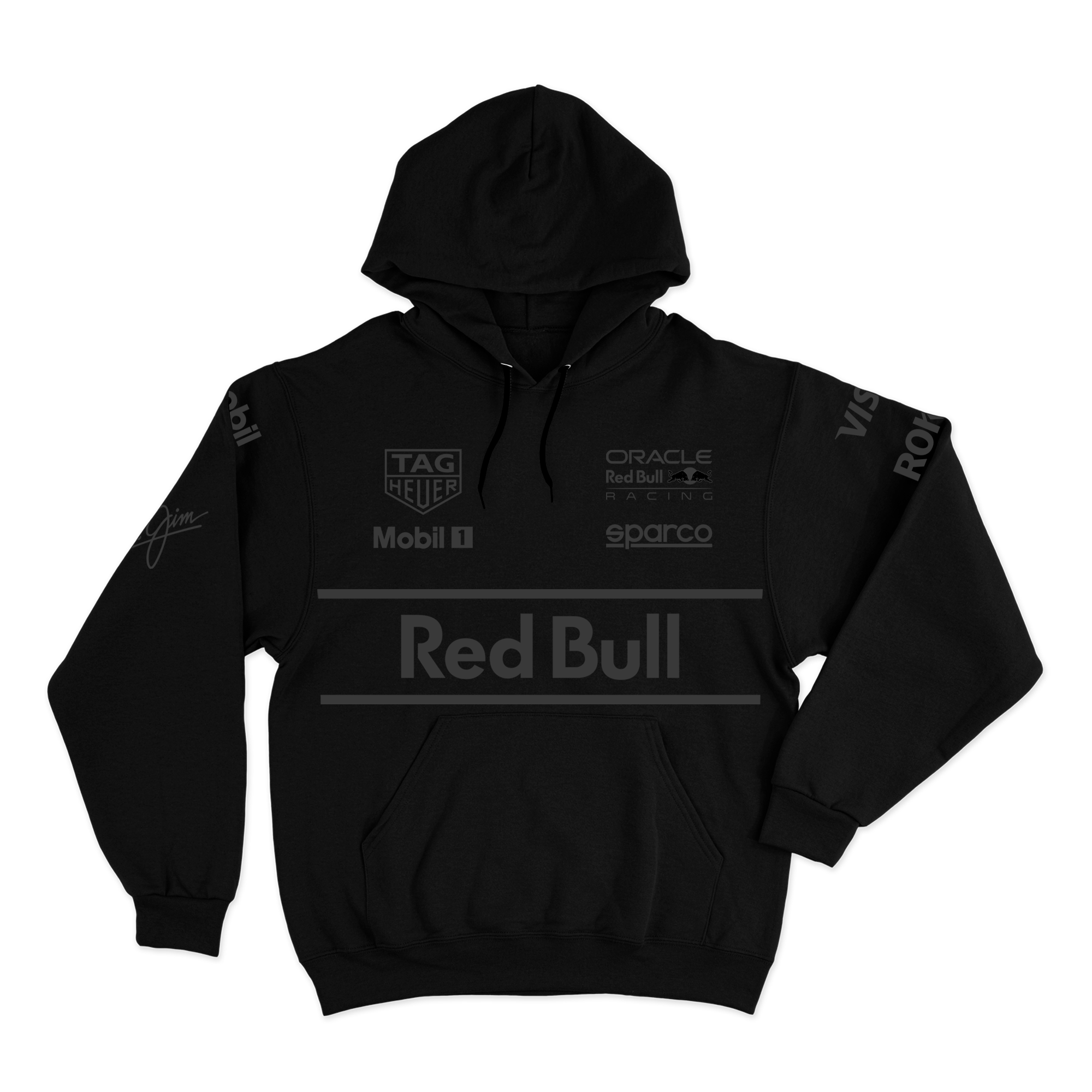 Moletom Redbull Equipe All Black 2025 Preto