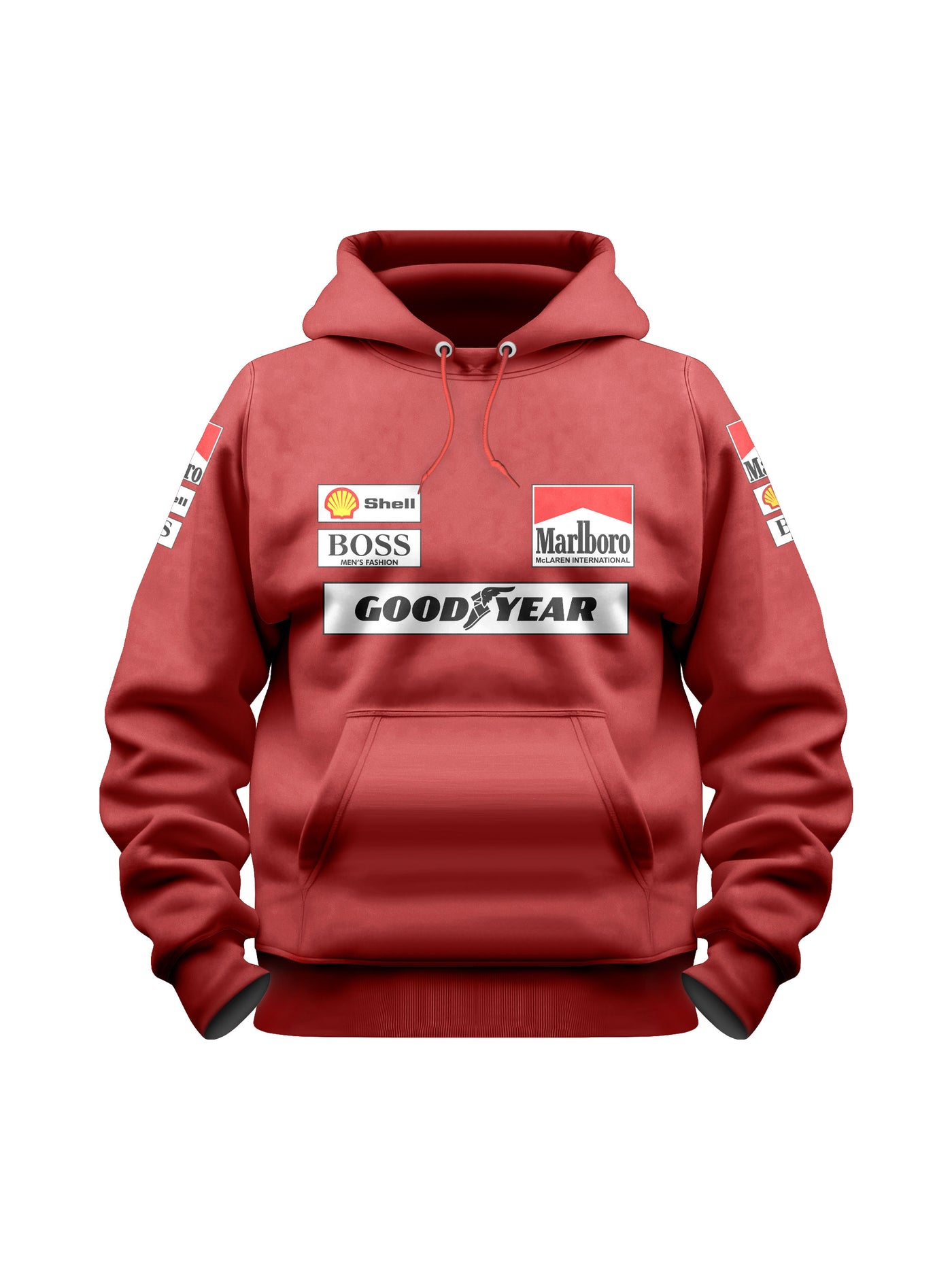 Moletom Mclaren Equipe Retrô Vermelho
