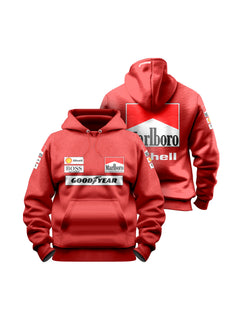 Moletom Mclaren Equipe Retrô Vermelho