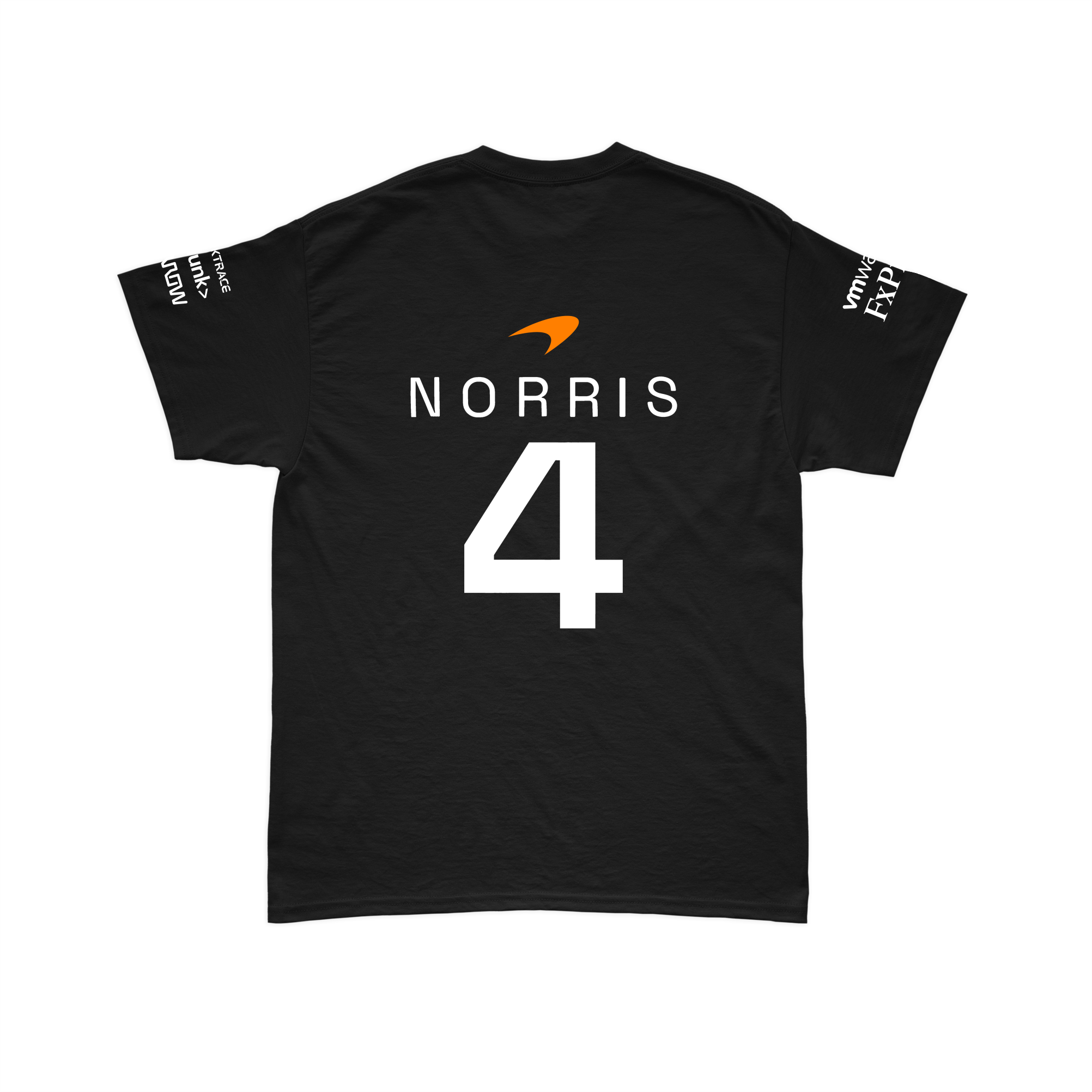 Camiseta Algodão Lando Norris Mclaren 2024 Preta