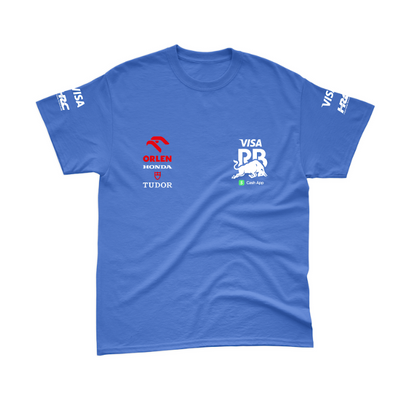 Camiseta Algodão Visa Racing Bulls Azul Royal 2024