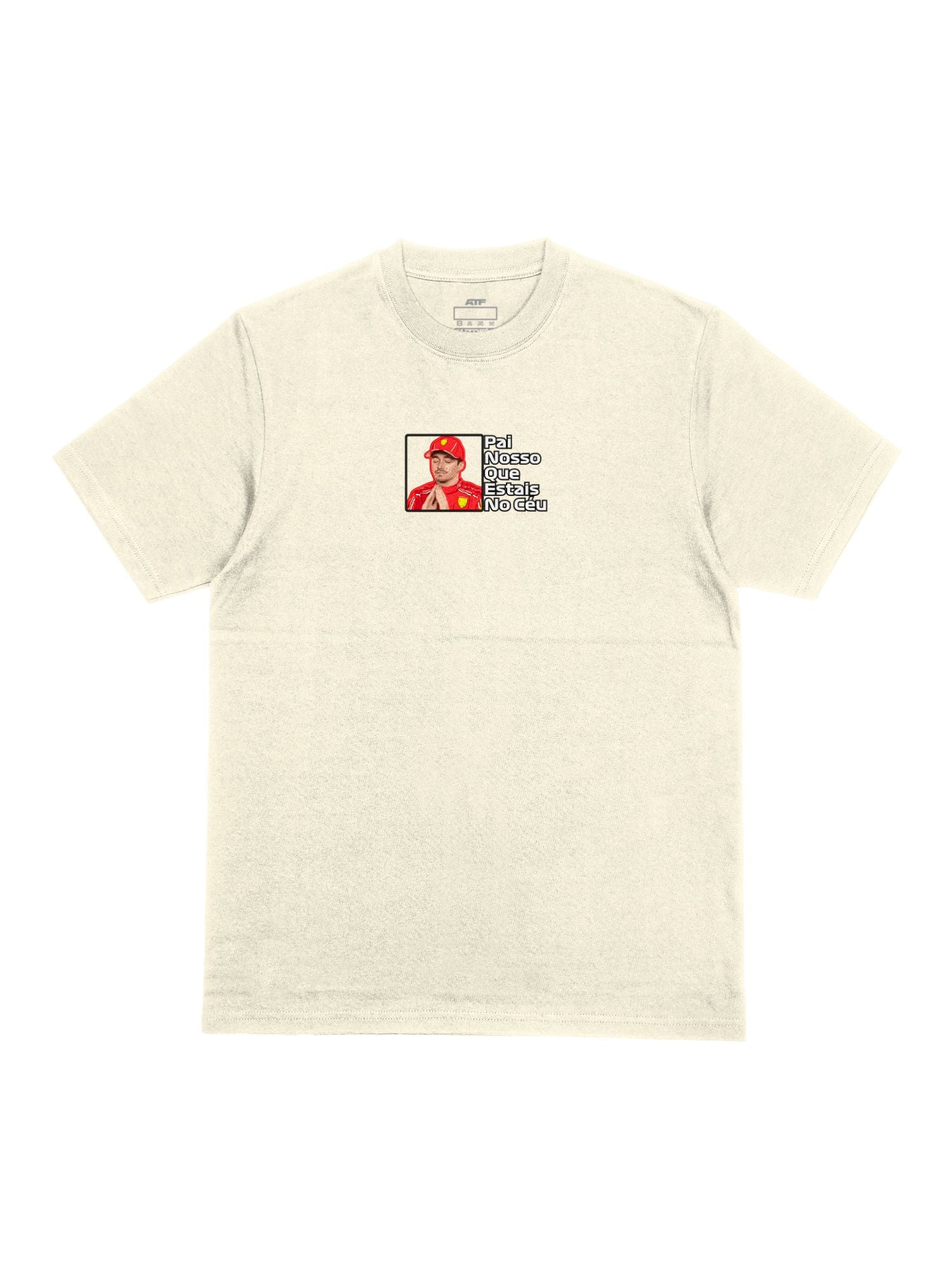 Camiseta Oversized Leclerc Pai Nosso Off White