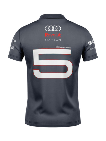 Camisa Polo Audi Bortoleto 2026 Cinza