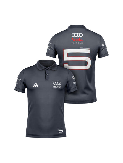 Camisa Polo Audi Bortoleto 2026 Cinza