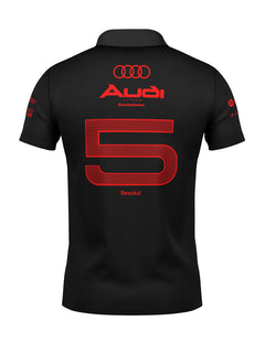Camisa Polo Audi Bortoleto Red&Black 2026 Preta