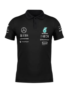 Camisa Polo Mercedes 2024 Preta