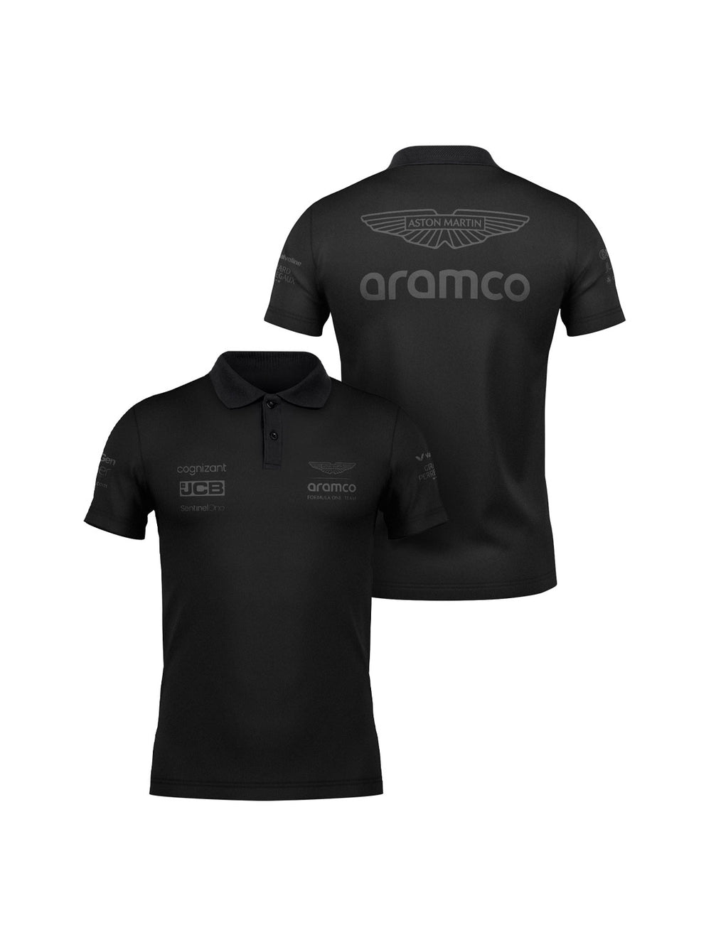 Camisa Polo Aston Martin 2024 All Black