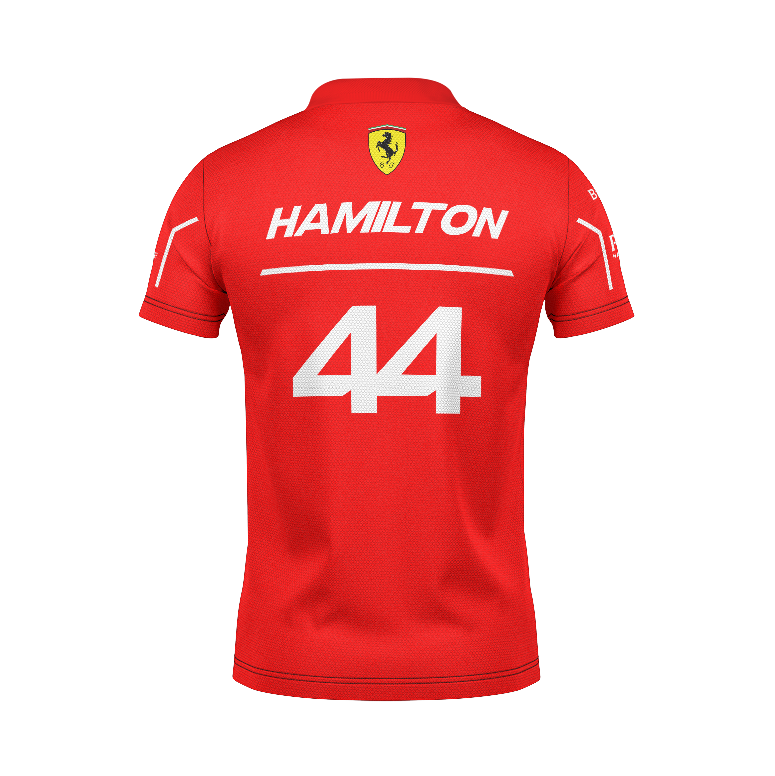 Camiseta Polo Ferrari Hamilton Vermelho 2025