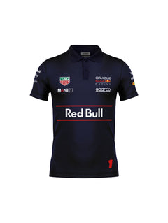 Camiseta Polo Red Bull Max Verstappen Azul Marinho 2025