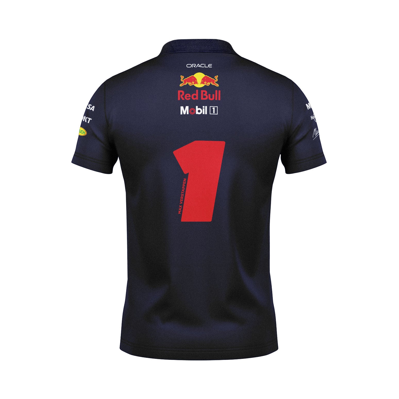 Camiseta Polo Red Bull Max Verstappen Azul Marinho 2025