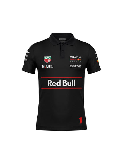 Camiseta Polo Red Bull Max Verstappen Preto 2025