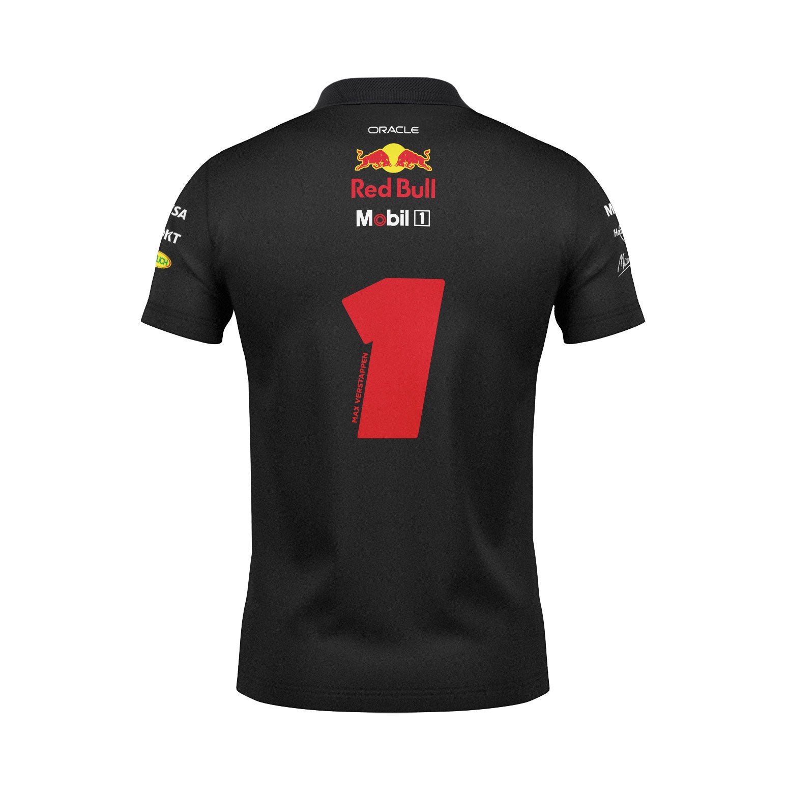 Camiseta Polo Red Bull Max Verstappen Preto 2025