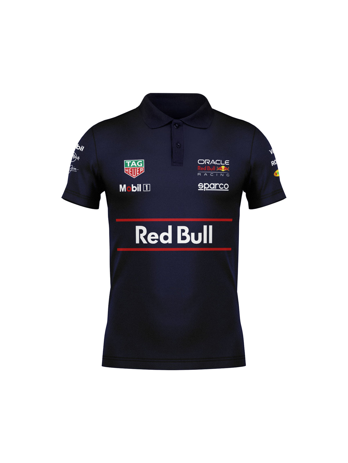 Camiseta Polo Red Bull Equipe Azul Marinho 2025