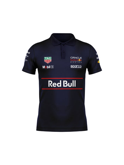 Camiseta Polo Red Bull Equipe Azul Marinho 2025