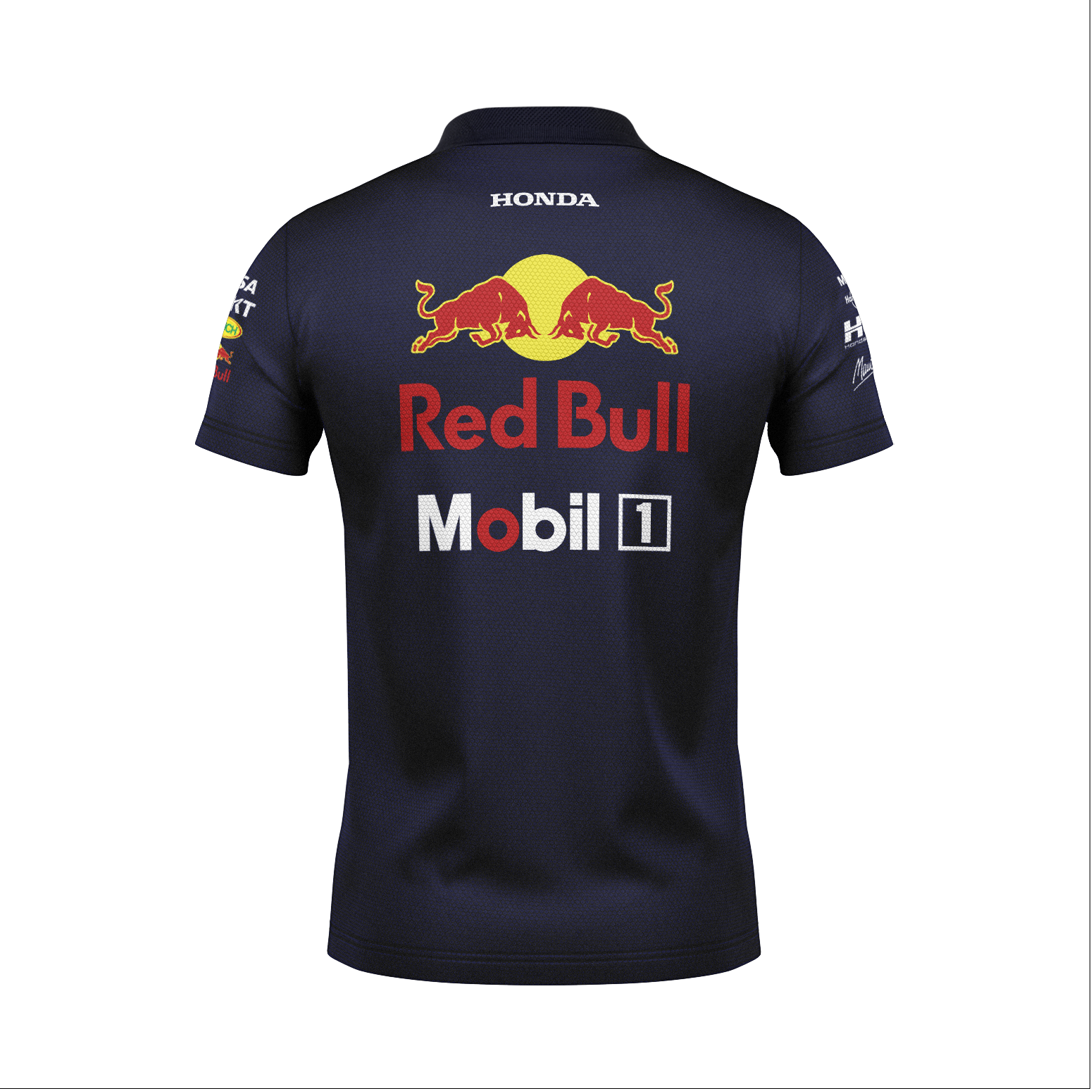 Camiseta Polo Red Bull Equipe Azul Marinho 2025