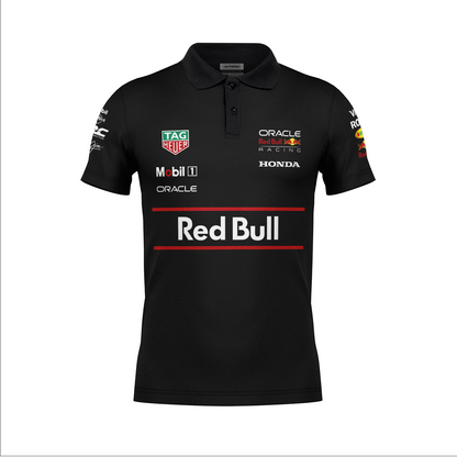 Camiseta Polo Red Bull Equipe Preto 2025