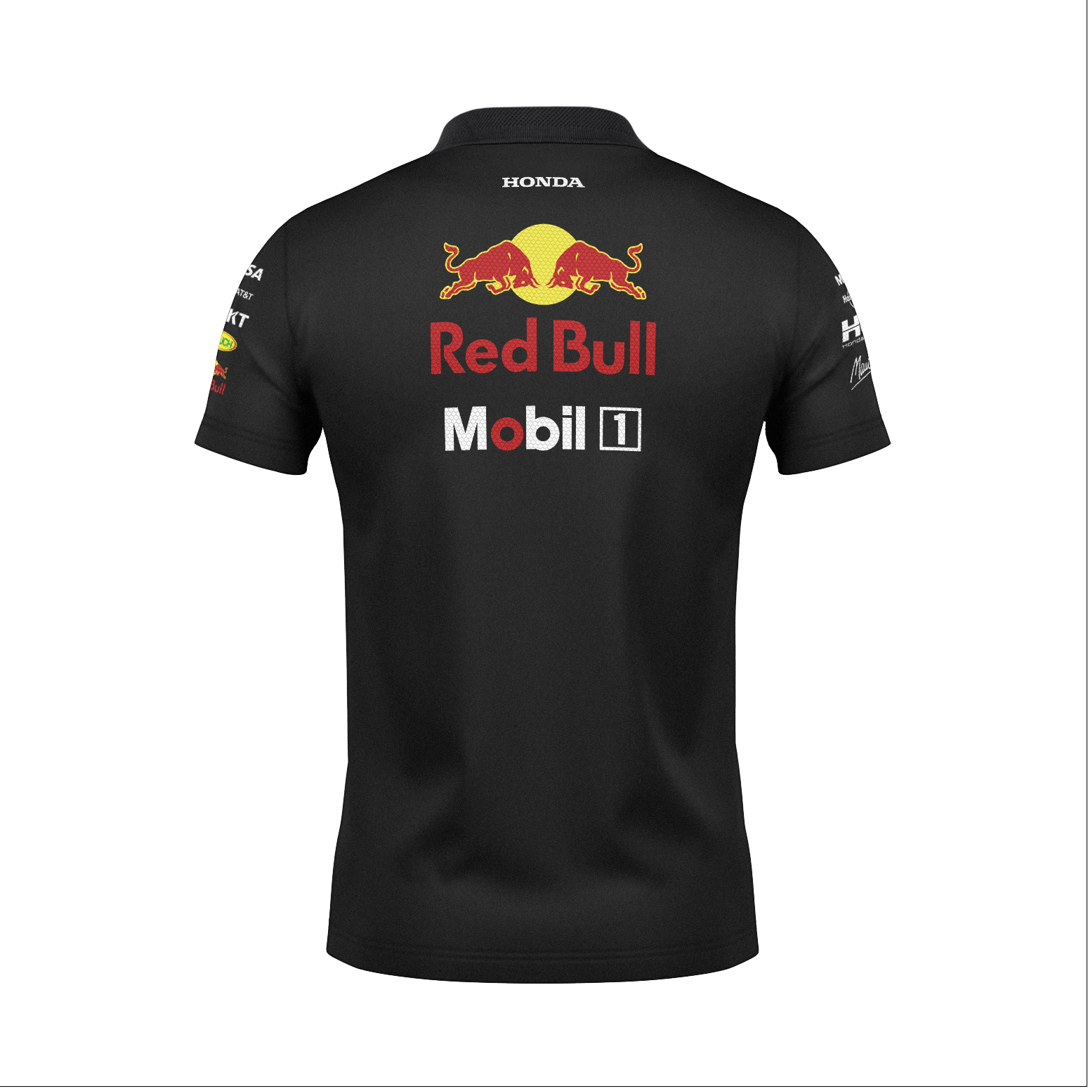 Camiseta Polo Red Bull Equipe Preto 2025