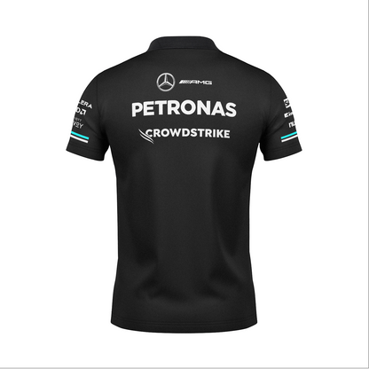 Camiseta Polo Mercedes Equipe Preto 2025