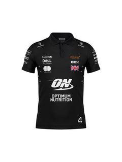 Camiseta Polo Mclaren Lando Norris Preto 2025