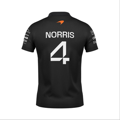 Camiseta Polo Mclaren Lando Norris Preto 2025