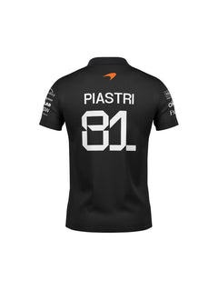 Camiseta Polo Mclaren Oscar Piastri Preto 2025