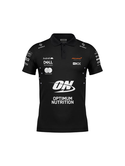 Camiseta Polo Mclaren Equipe Preto 2025