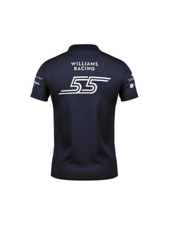 Camiseta Polo Williams Carlos Sainz Azul Marinho 2025