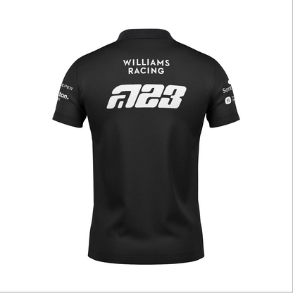 Camiseta Polo Williams Alex Albon Preto 2025