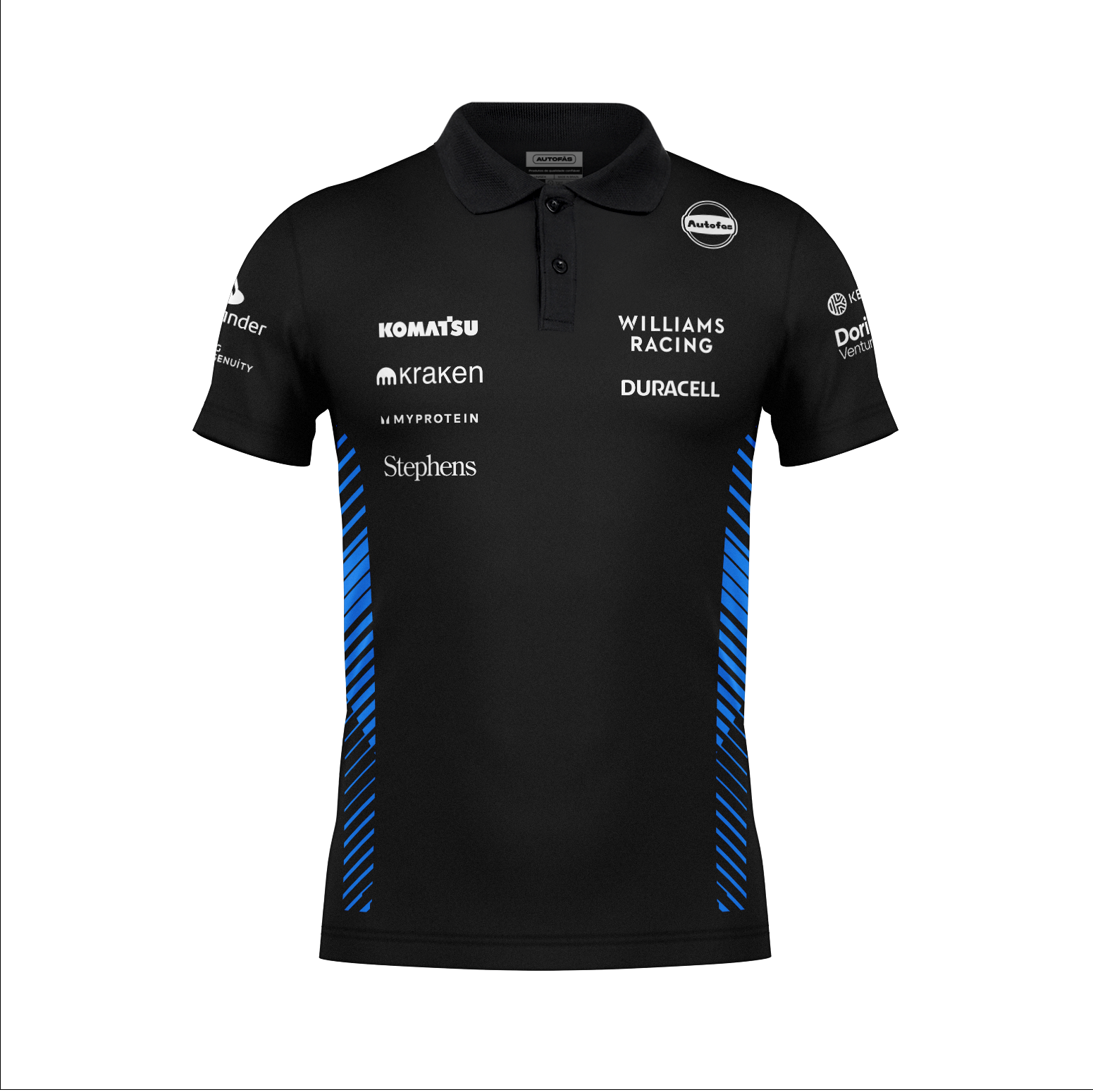 Camiseta Polo Williams Equipe Preto 2025