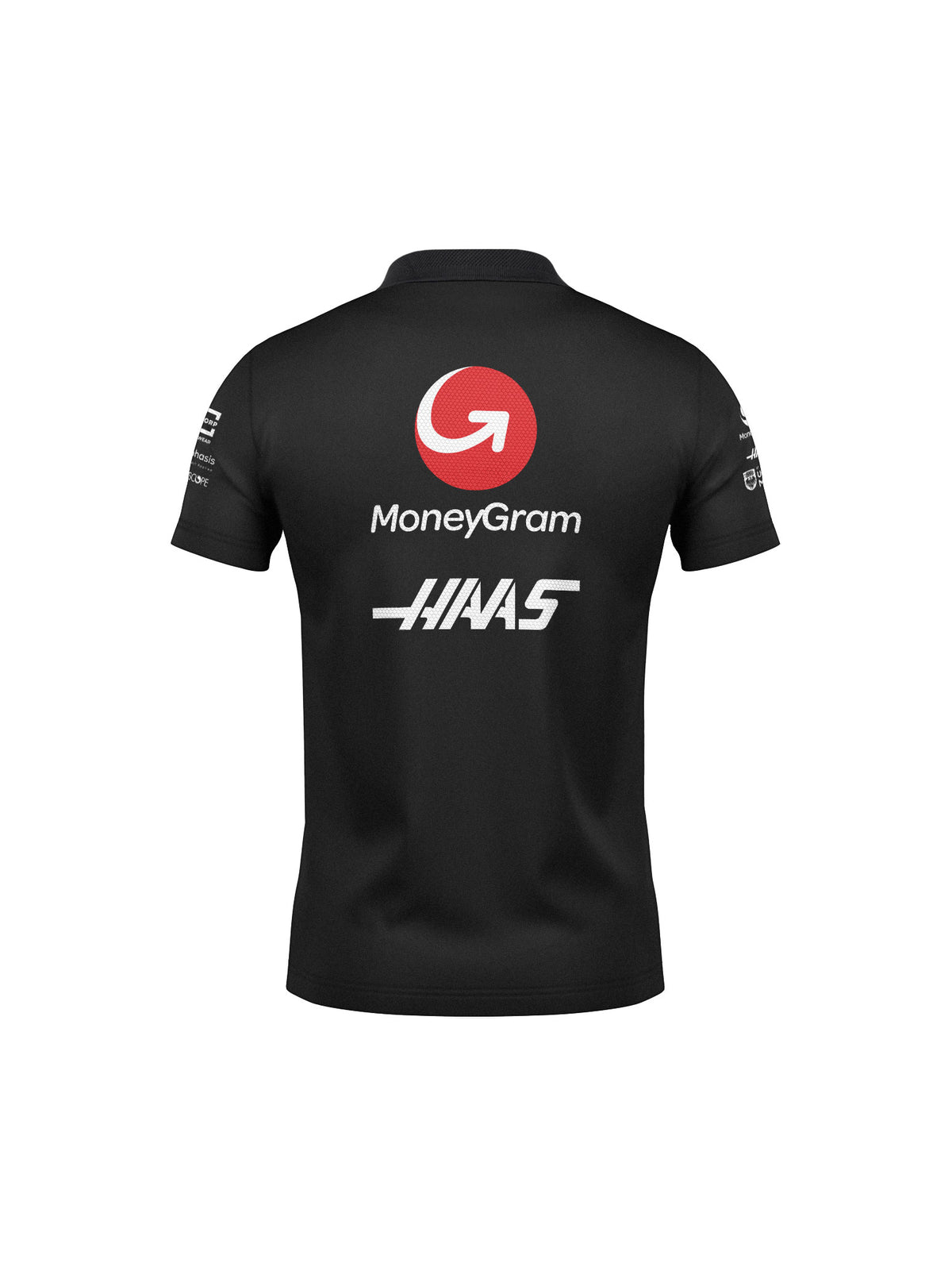 Camiseta Polo Haas Haas Preto 2025