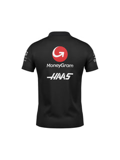 Camiseta Polo Haas Haas Preto 2025