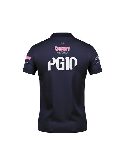 Camiseta Polo Alpine Pierre Gasly Azul Marinho 2025