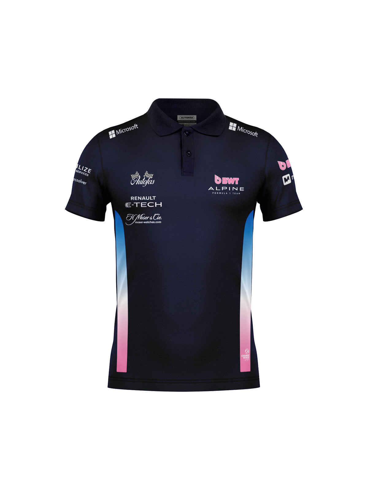 Camiseta Polo Alpine Equipe Azul Marinho 2025