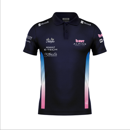 Camiseta Polo Alpine Equipe Azul Marinho 2025