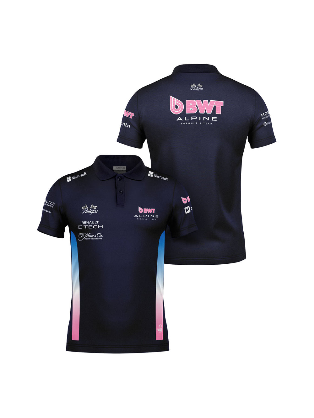Camiseta Polo Alpine Equipe Azul Marinho 2025