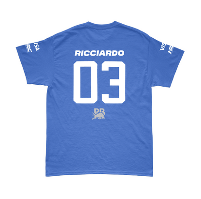 Camiseta Algodão Daniel Ricciardo Visa Racing Bulls Azul Royal 2024