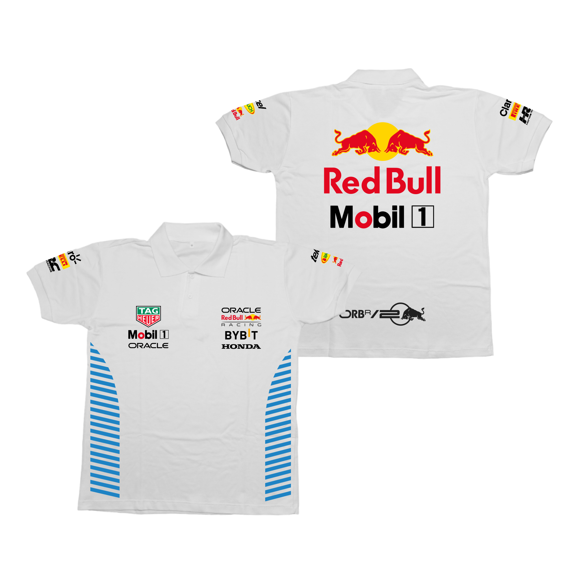 Camisa Polo  Red Bull Racing 2024 Branca