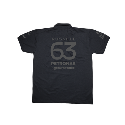 Camisa Polo George Russell Mercedes 2024 All Black