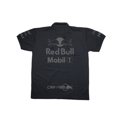 Camisa Polo Max Vertsappen Red Bull Racing 2024 All Black