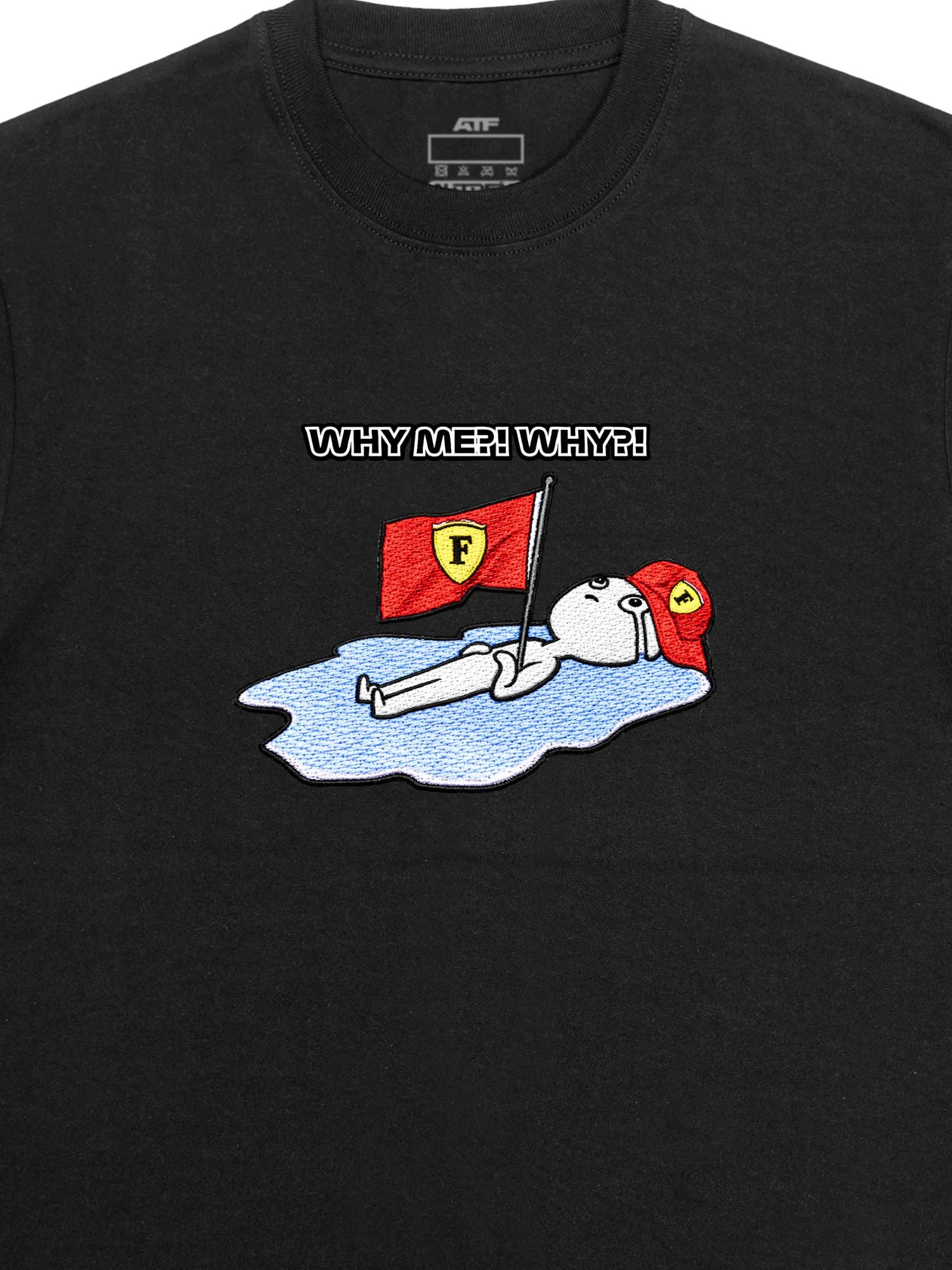 Camiseta Oversized Tifosi Life Why Me? Preto