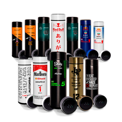 Garrafa Termica Autofãs Equipes e Pilotos