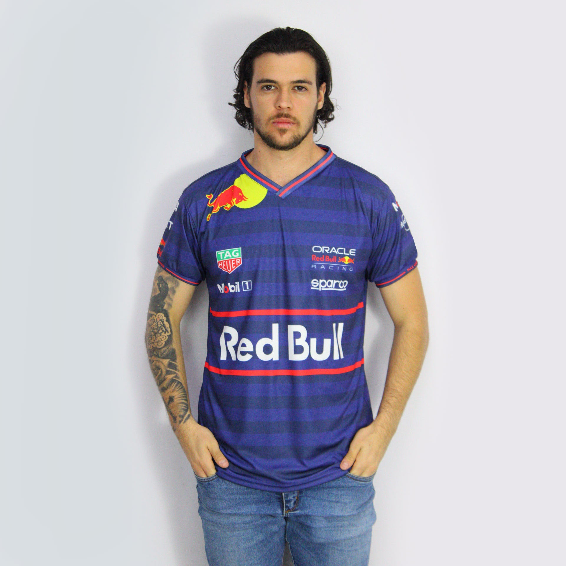 Camiseta Dryfit Premium Full Red Bull Max Verstappen 2025
