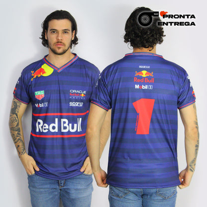 Camiseta Dryfit Premium Full Red Bull Max Verstappen 2025